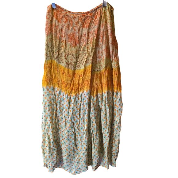 Moth Anthropologie Modest Whimsy Cottage Core Full Length Skirt 4 Womens Lagen - Picture 1 of 4